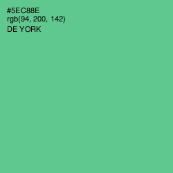 #5EC88E - De York Color Image